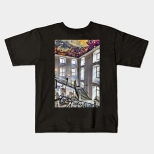 Hall of the New Palace Meersburg - Lake Constance Kids T-Shirt